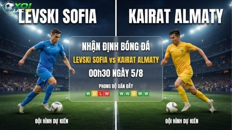 Nhận định bóng đá Levski Sofia vs Kairat Almaty, 00h30 ngày 5_8
